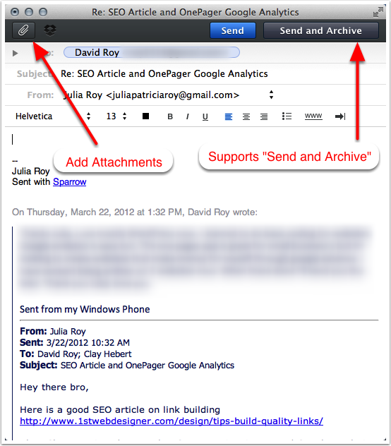 gmail app for mac