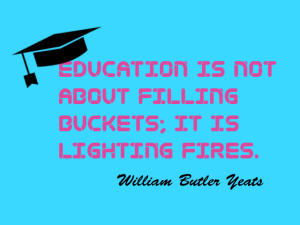 Education and the Fire of Creativity